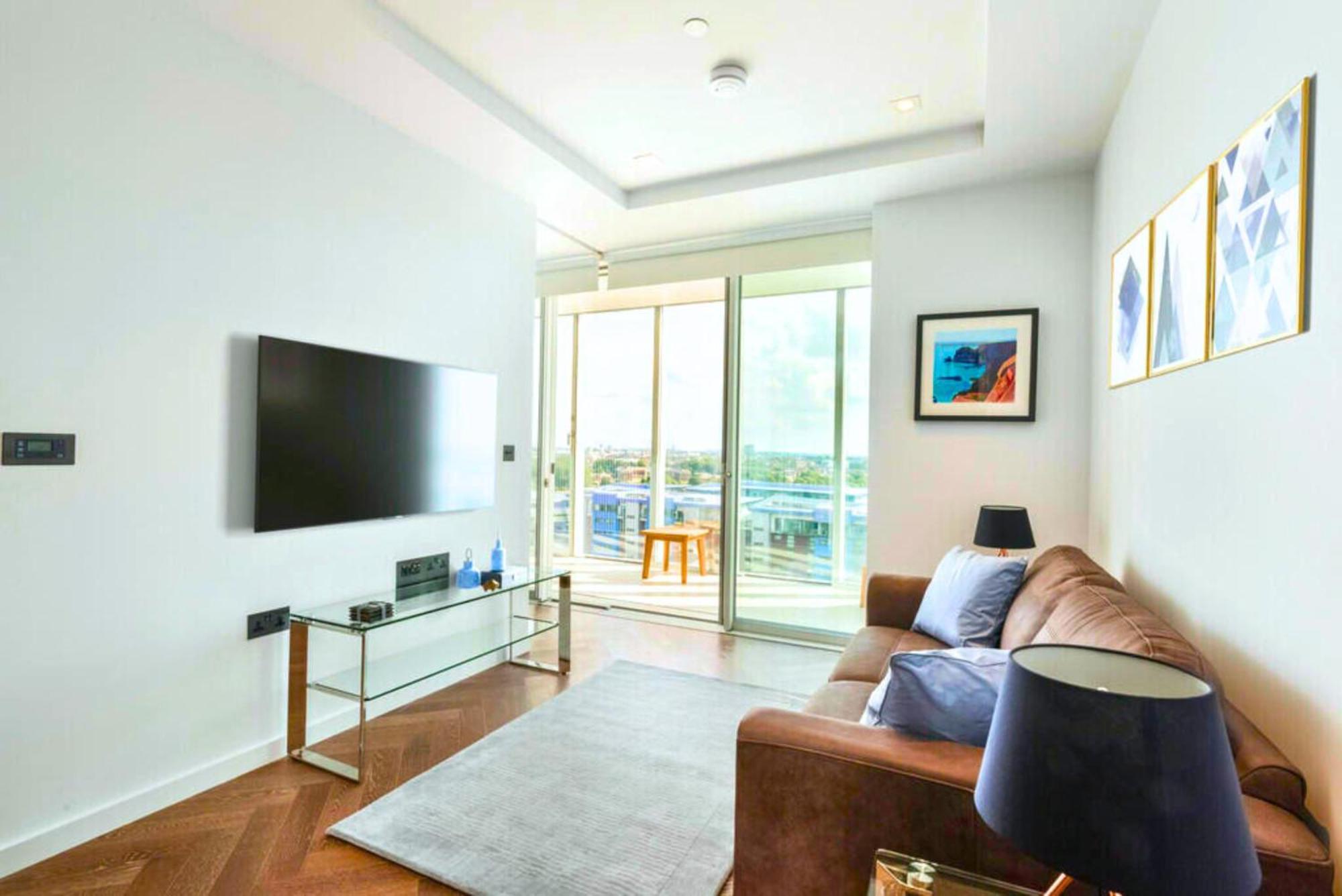 Battersea Power Station - Winter Garden Balcony & 1Gb Wifi - Luxurylondonstays Kültér fotó