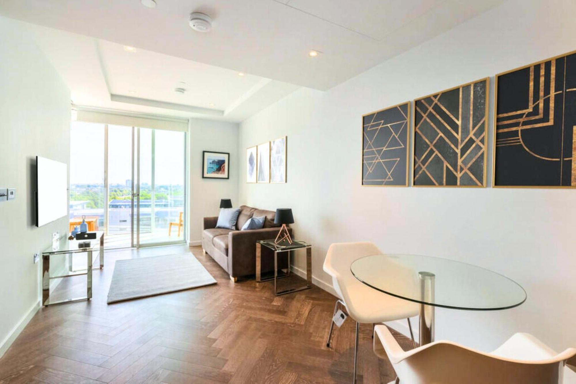 Battersea Power Station - Winter Garden Balcony & 1Gb Wifi - Luxurylondonstays Kültér fotó